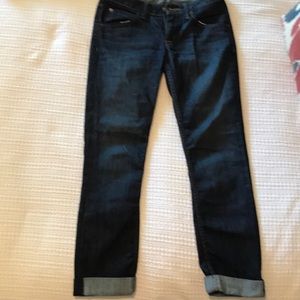 Hudson Bacara Crop Straight Cuffed Jeans